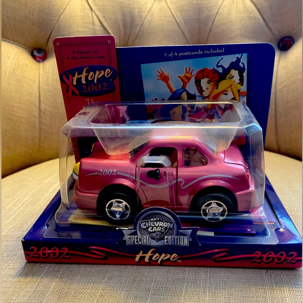 Chevron Cars Special Edition Hope New in Box 2002 Breast Cancer Awareness
